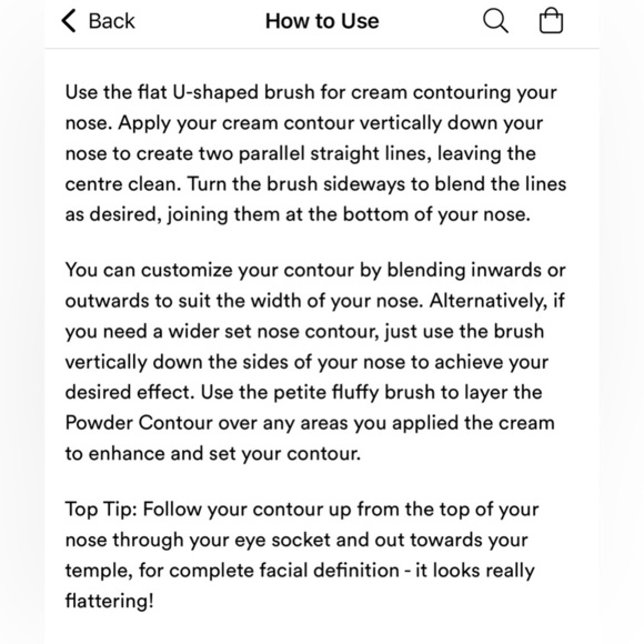 4 x Iconic London Precision Duo Contour Brush - Picture 4 of 7